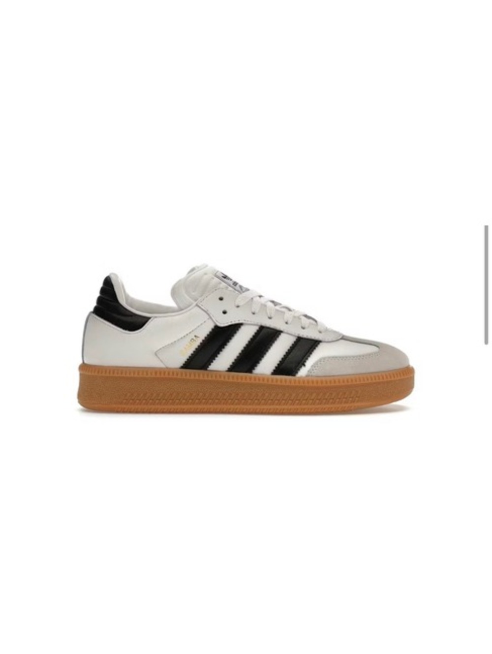 Size 5.5 adidas Samba XLG White Black Gum